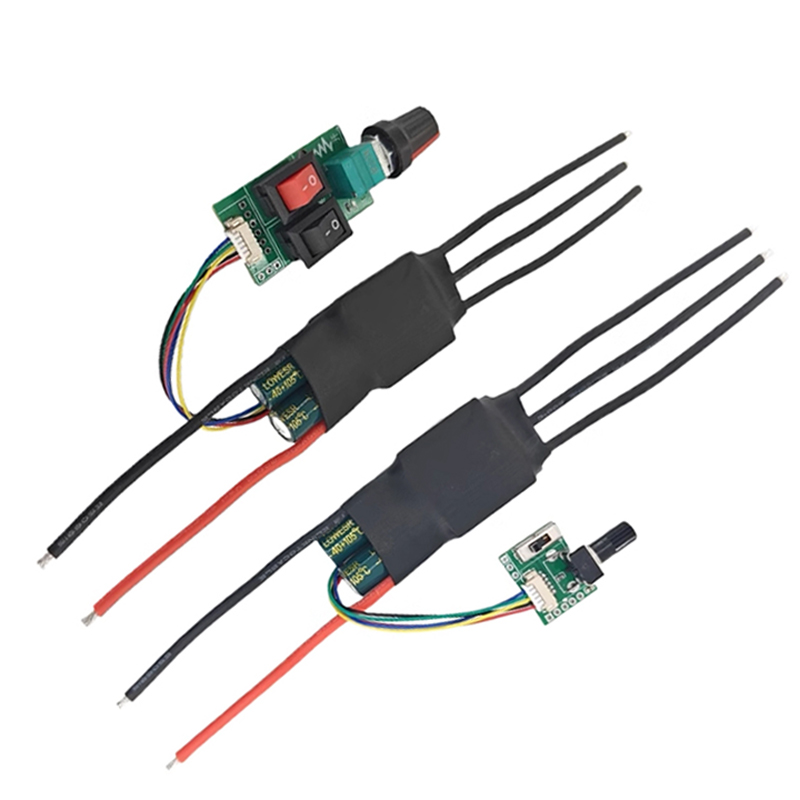 Brushless Motor Thrust Test Stand - 三相センサーレスブラシレスDCモータードライバーボード0-5V/PWM/ポテンショメータ速度制御は正転/逆転をサポート