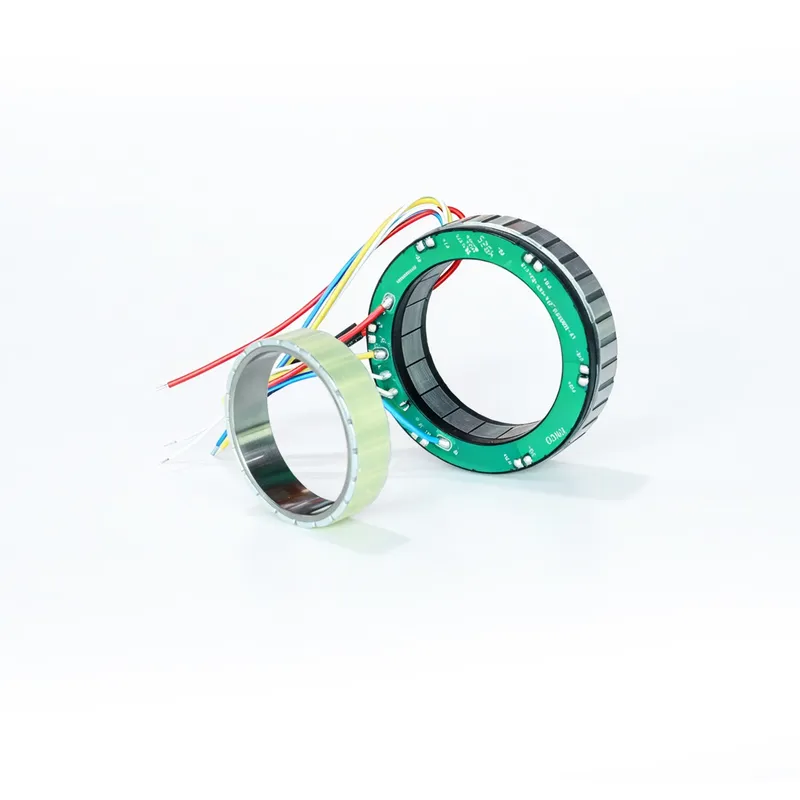 Frameless Torque Motor Stator Rotor - FMK08513 フレームレスBLDCモーターキット 100mm ダイレクトドライブ DCブラシレス ステーター・ローター組立