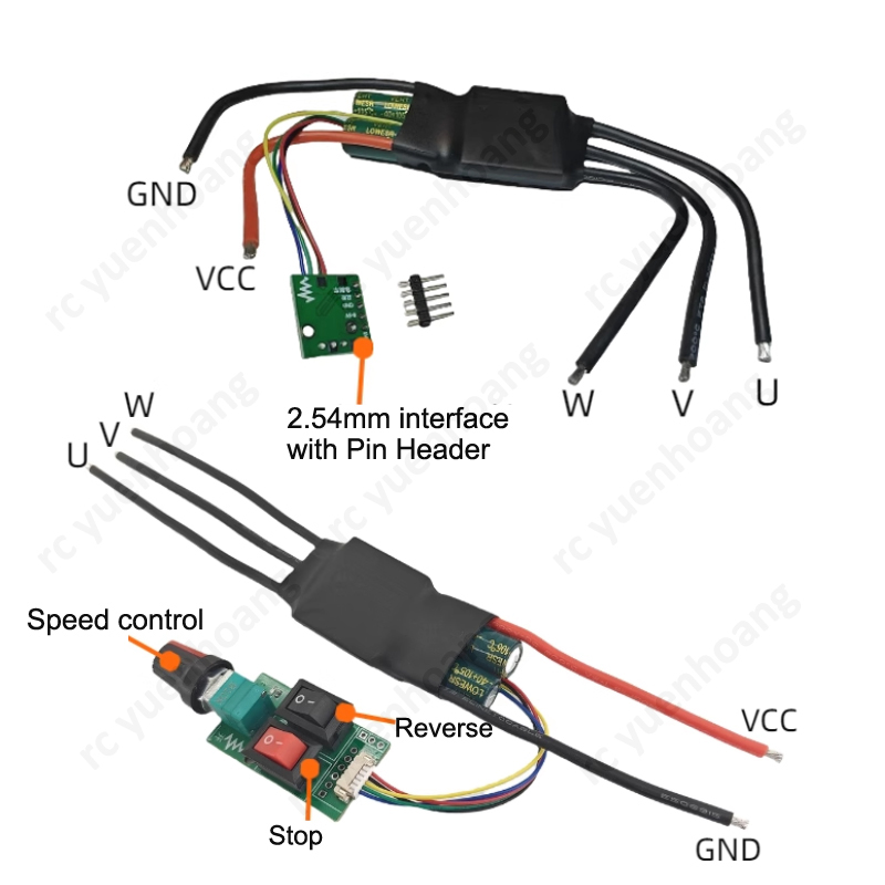 三相センサーレスブラシレスDCモータードライバーボード0-5 - Brushless Motor Thrust Test Stand のレビューと価格