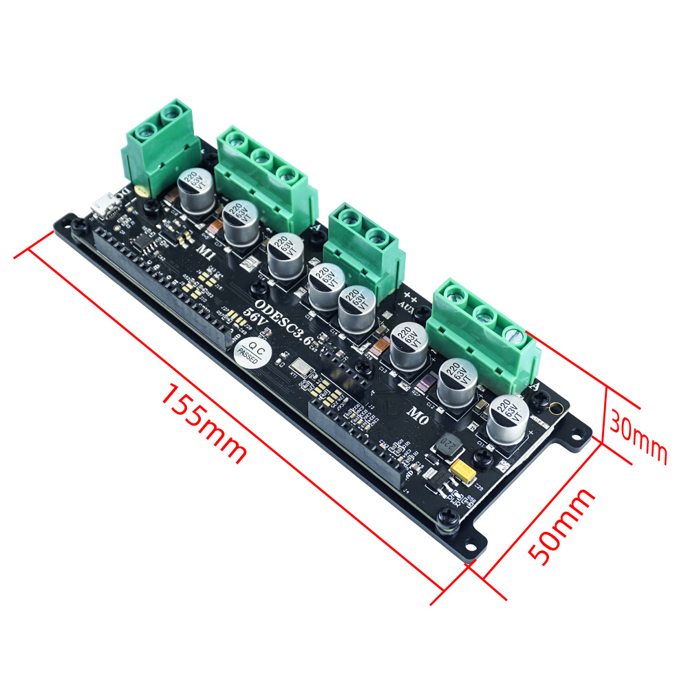 ODESC3.6 は、ODrive ベースの高性能ブラシレス - Odrive Dual Brushless Motor Controller のレビューと価格